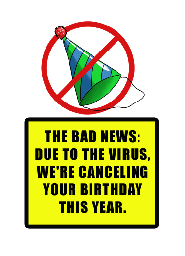 Quarantine Bday Travis Ecard Cover