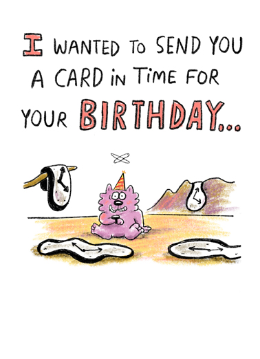 Quarantine Birthday Time Social Distancing Card Cover