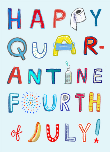 Quarantine Fourth  Ecard Cover