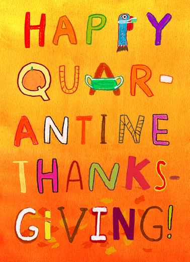 Quarantine Thanksgiving  Card Cover