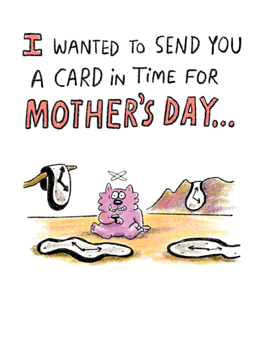 Quarantine Time Mother's Day Card Cover