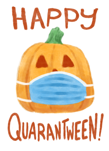 Quarantween New Normal Ecard Cover