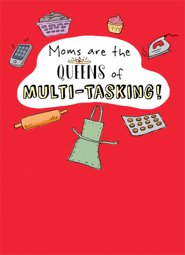 Queen Mom MD For Any Mom Card Cover