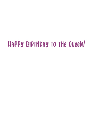 Queen-Agers Funny Card Inside