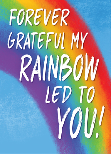 Rainbow Led Birthday Ecard Cover