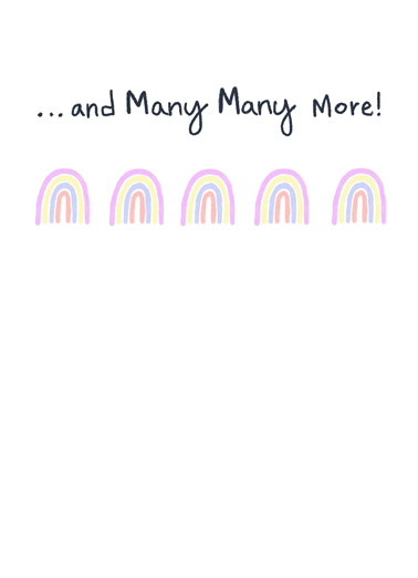 Rainbow Magical Birthday Ecard Inside