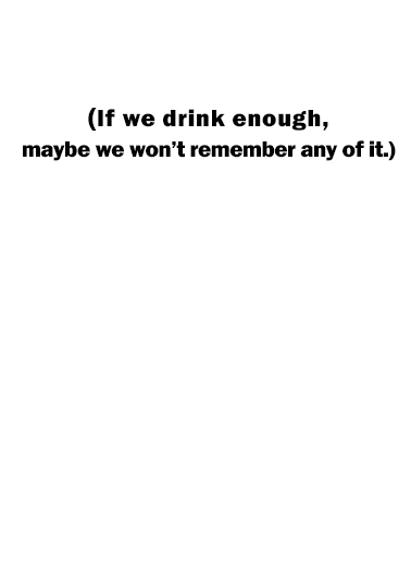 Raise a Glass Valentine 5x7 greeting Card Inside