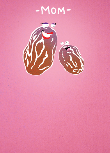 Raisin 5x7 greeting Card Cover