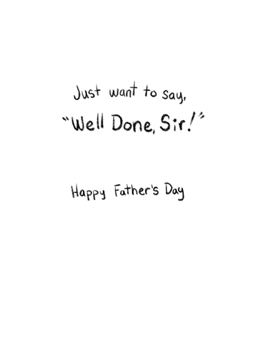 Rare Dad  Card Inside