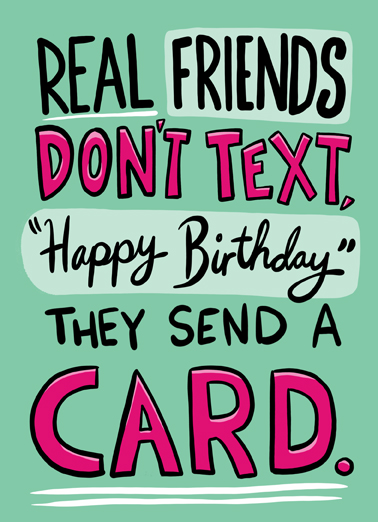 Real Friends Fabulous Friends Ecard Cover