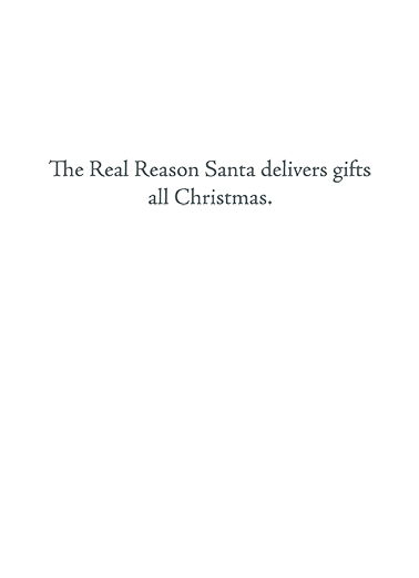 Real Reason Christmas Card Inside