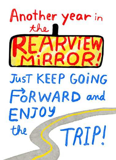 Rearview Mirror New Normal Card Cover