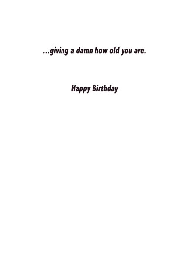 Red Wine How Old Birthday Card Inside