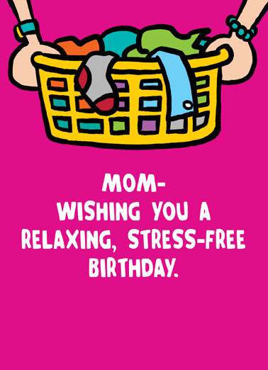 Relaxing Birthday Mom All Card Cover