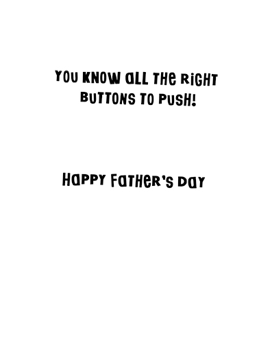 Remote Father's Day Ecard Inside