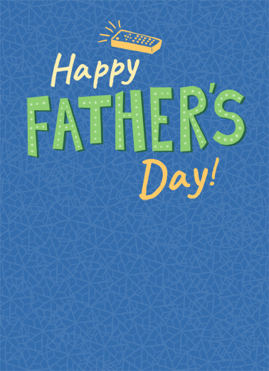 Remotely As Wonderful Father's Day Card Cover