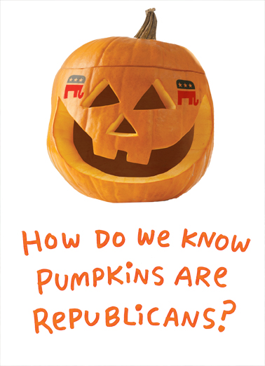 Republican Pumpkins Funny Political Ecard Cover