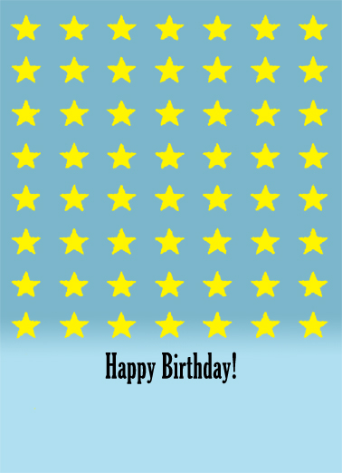 Review Stars Bday For Anyone Ecard Inside