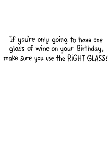 Right Glass  Ecard Inside