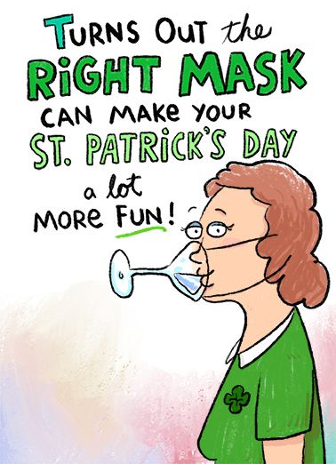 Right Mask SPD Cartoons Ecard Cover