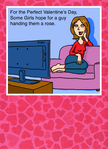 Rose Val Valentine's Day Card Cover
