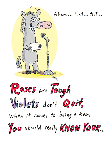 Roses Tough Rude Ecard Cover