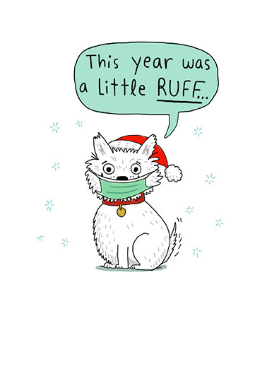 Ruff Year Christmas Ecard Cover