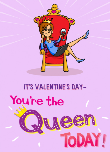 Rule Everybody VAL Valentine's Day Card Cover