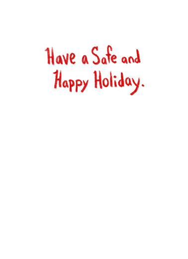 Safe For Santa  Card Inside