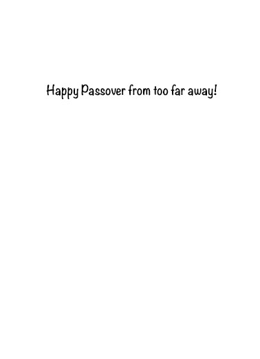 Safe Passover Passover Card Inside