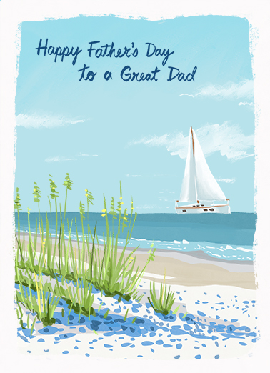 Sandbar FD Father's Day Card Cover