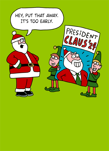 Santa 2024  Card Cover
