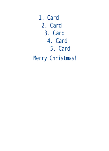 Santa AI Christmas Ecard Inside
