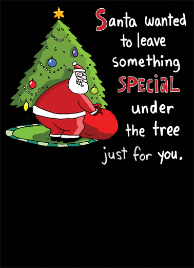 Santa Cut One  Card Cover