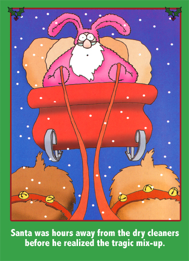 Santa Easter Suit 5x7 greeting Card Cover