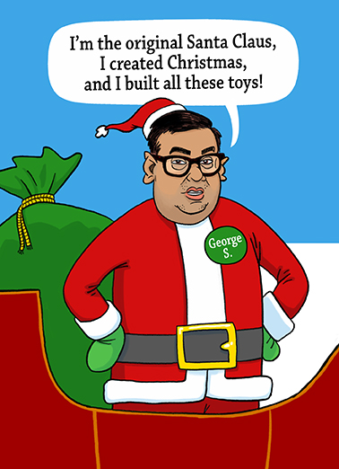 Santos Claus Funny Political Ecard Cover