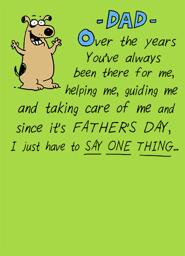 Say One Thing From Son Ecard Cover