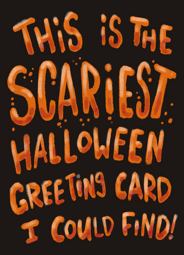 Scariest Halloween Biden Halloween Card Cover