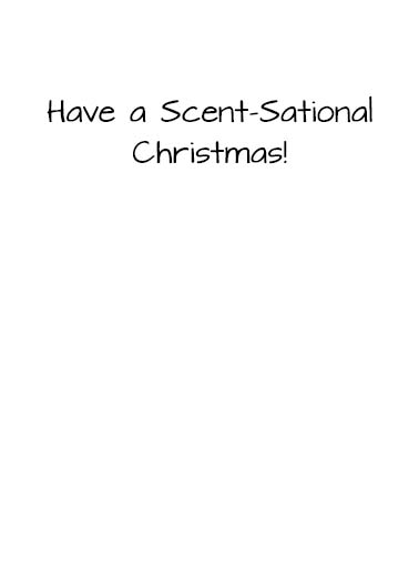 Scentsational Christmas Christmas Ecard Inside