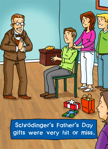 Schrodinger_FD Father's Day Ecard Cover