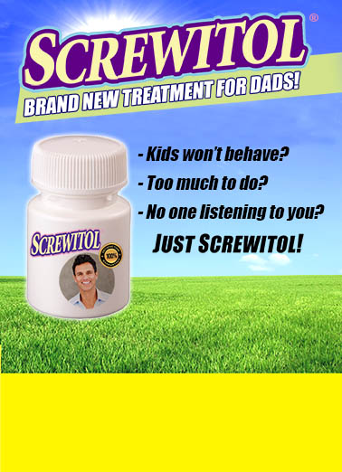 Screwitol Fathers Day Father's Day Card Cover