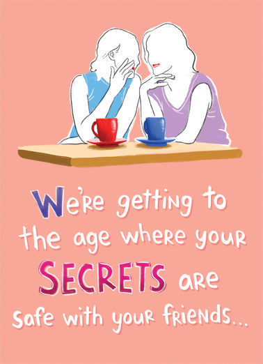 Secrets Birthday Ecard Cover