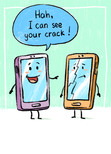 See Your Crack BDAY Cartoons Ecard Cover