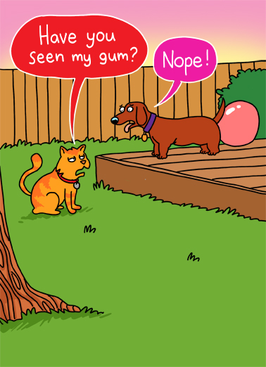 Seen Gum VAL Cats Ecard Cover