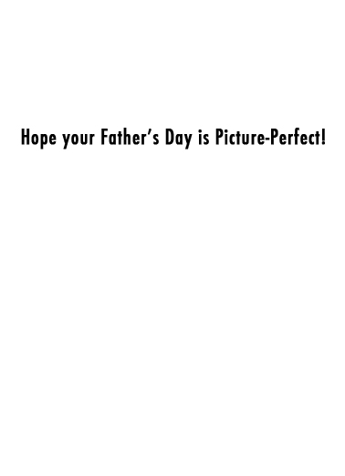 Selfie Bernie FD Father's Day Card Inside