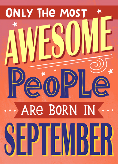 September Birthday Birthday Ecard Cover