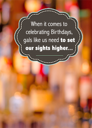 Set Sights Higher 5x7 greeting Card Cover