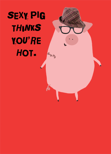 Sexy Pig  Card Cover