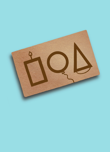 Shape Game Funny Card Cover