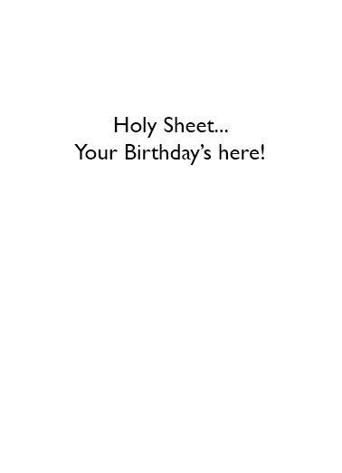 Sheet Happens Humorous Card Inside